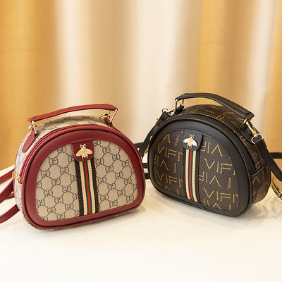 洋气包包女2020新款潮韩版时尚百搭小蜜蜂女士单肩斜挎包外贸批发