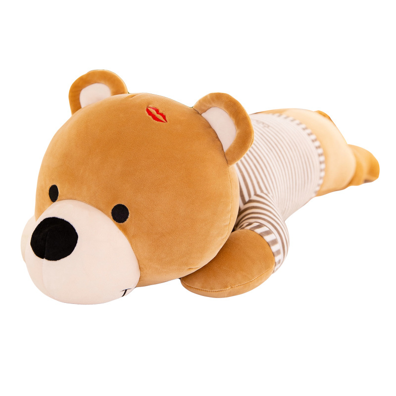 Almohada larga grande para dormir (oso muñeca) - Peluche, juguete infantil, regalo creativo, ideal para promociones en la calle, venta al por mayor