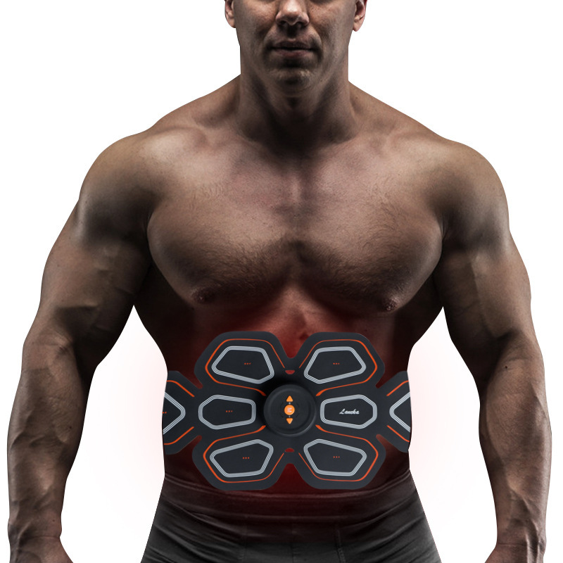 充电款腹肌健身器按摩锻炼仪智能健身腹部仪 懒人美体仪健腹仪器|ru