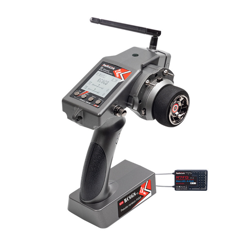 Ledi RC6GS V2 remote control 6-channel proportional vehicle and boat robot model transmitter R7FG gun control