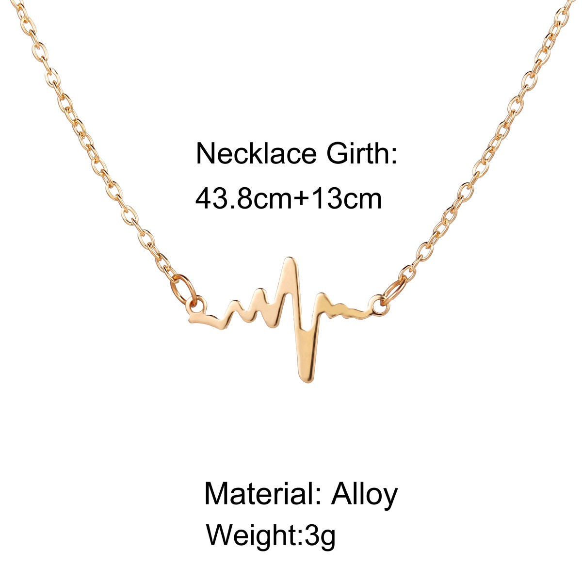 ECG Pendant Necklace