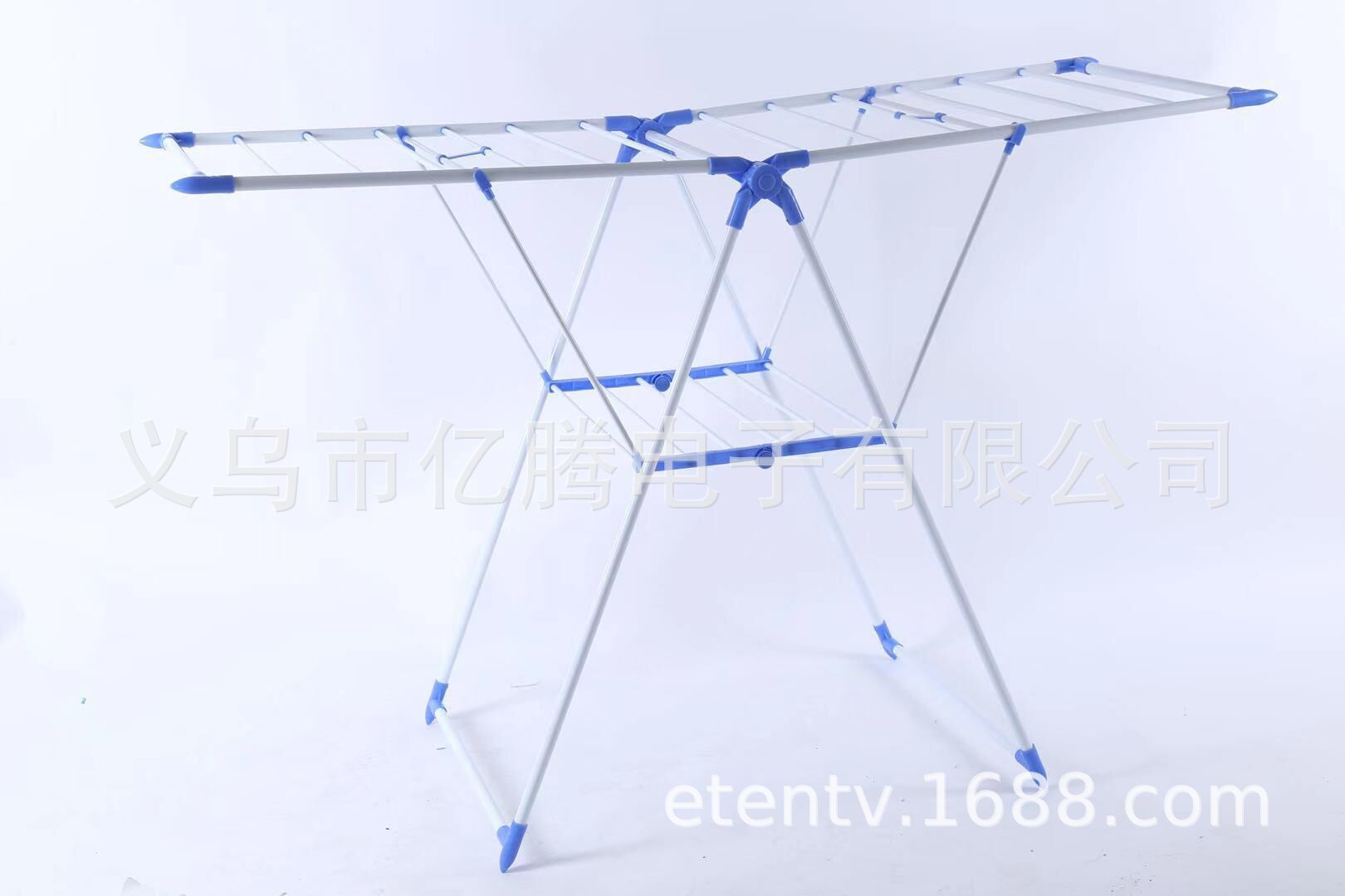 翼形折叠晾衣架 铁管加厚可折叠毛巾架 户外X型落地折叠晾衣架