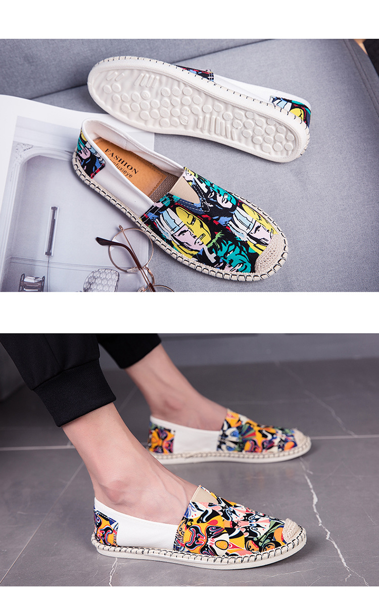 一脚蹬懒人乐福鞋男