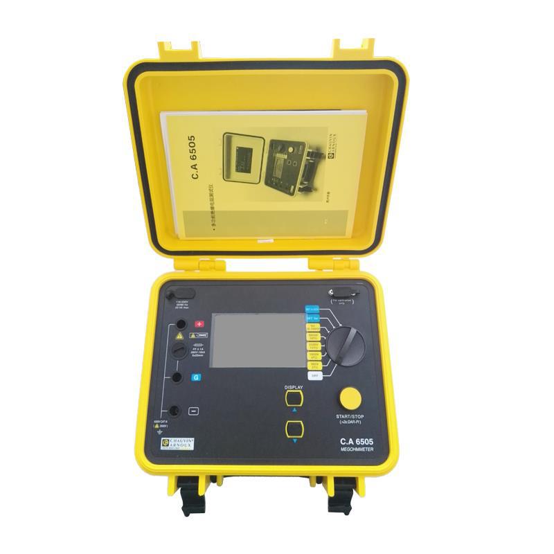 法国CA6505绝缘表CA6545 6547 6549兆欧表 5000V数字绝缘测试仪