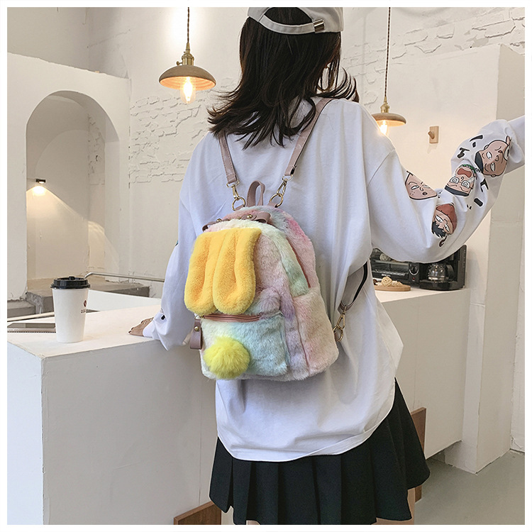 Fashion New Cute Rabbit Ears Backpack display picture 14
