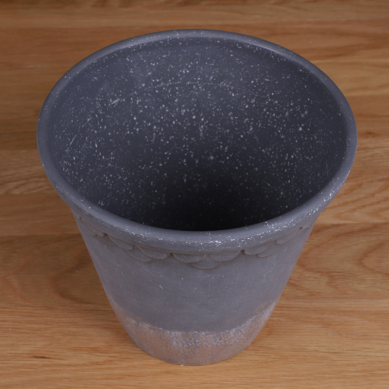 北欧简约创意密胺做旧多肉现代家用加厚个性塑料小花盆 厂家现货详情图8