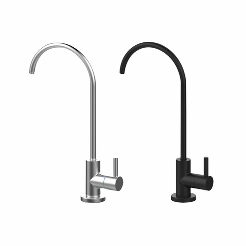 Water purifier faucet kitchen household 304 stainless steel direct drinking water faucet single cold 2-minute filter purification faucet