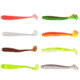 8 Colors Soft Paddle Tail Fishing Lures Fresh Water Bass Swimbait Tackle Gear