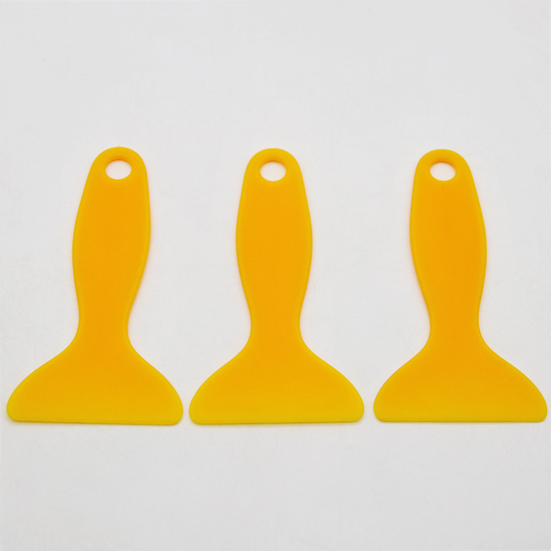 Yellow scraper glass film tool car lights with decorative beauty…