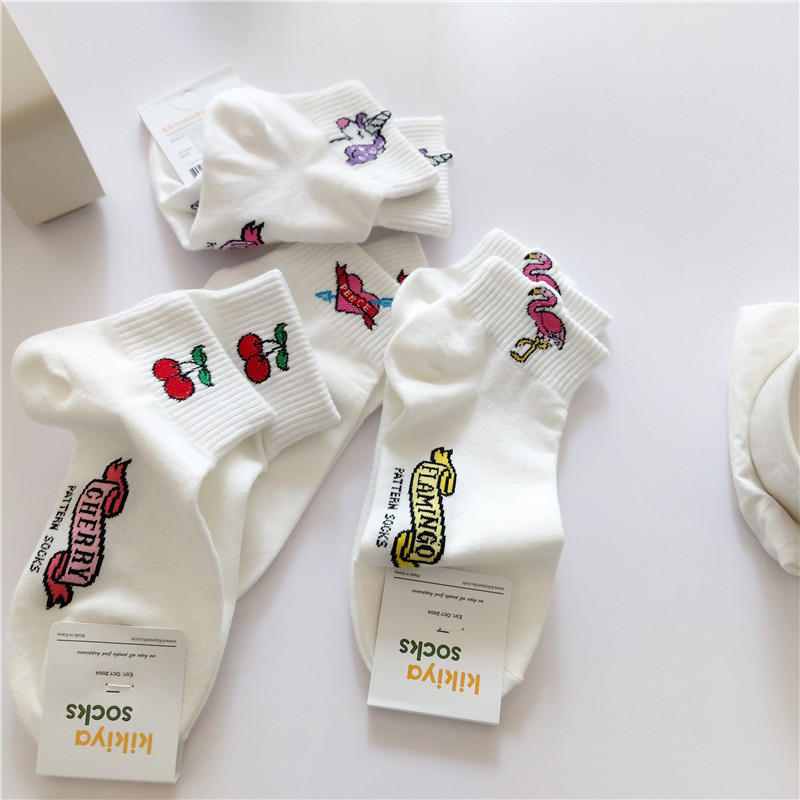 Special price Korea imported kikiyasocks spring summer autumn ladies magic short tube cotton socks W-A-039 Special price Korea imported kikiyasocks spring summer autumn ladies magic short tube cotton socks W-A-039