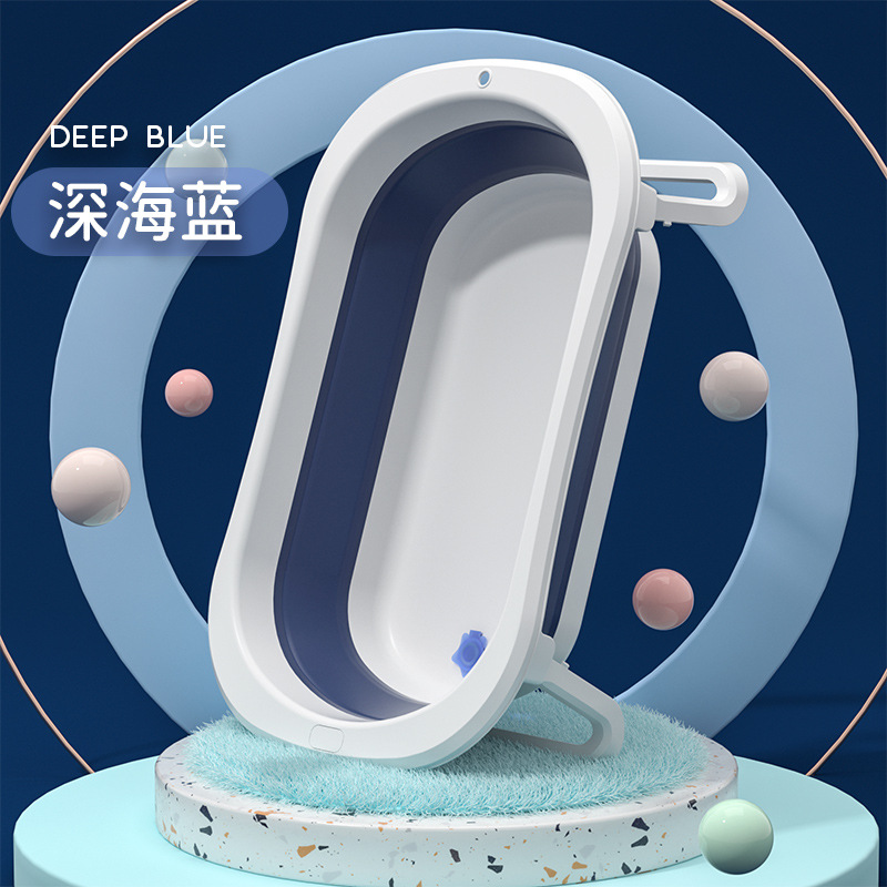 兒童浴盆躺托通用洗澡桶超大號加長寶寶新生用品嬰兒洗澡浴盆折疊
