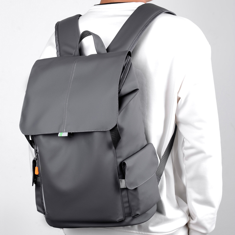 Simple computer backpack men's backpack...