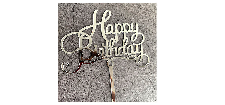 Letter Arylic Birthday Cake Decorating Supplies display picture 4