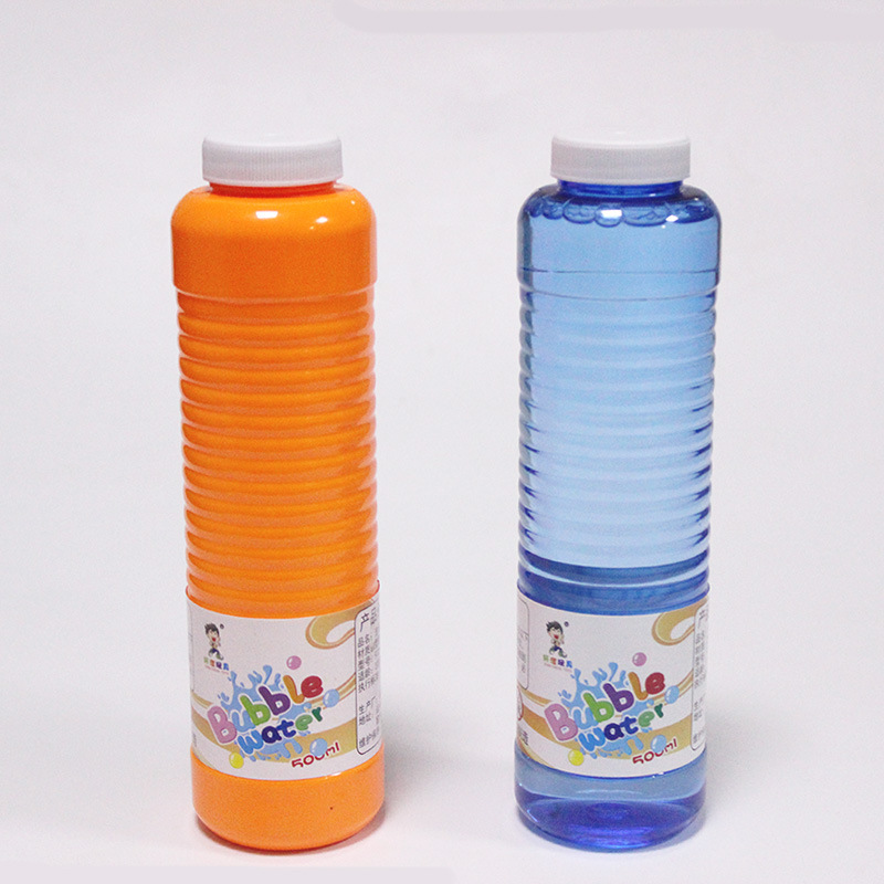 七彩色吹泡泡水泡泡精补充液大瓶装500ml不兑水 玩具厂家直销批发