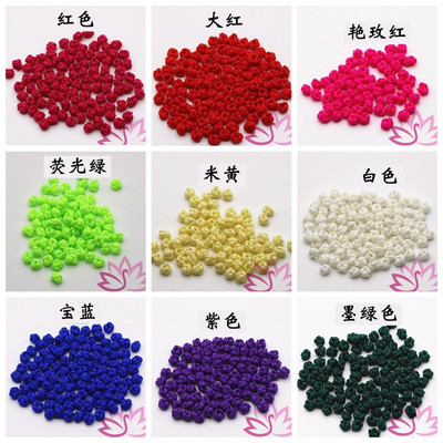 Factory wholesale Four thread button knot parts diy Material package Knitting chain Pendant Pineapple knot 6mmA Line