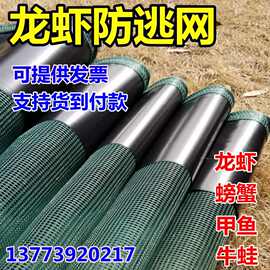 虾池塘养殖小龙虾防逃网围网甲鱼螃蟹养殖防逃膜网青蛙围网支撑杆