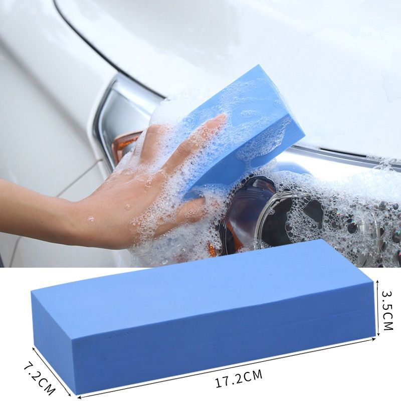 PVA esponja de lavado de coches Nano de alta densidad absorbente esponja cuadrada de piel de venado suministros de limpieza y mantenimiento de automóviles image 5