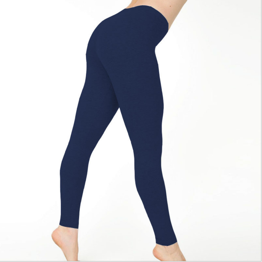 Women's Daily Casual Solid Color Ankle-length Leggings display picture 4