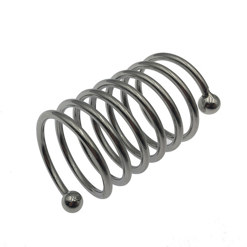 Stainless steel threaded penis ring penis cage penis expander vaginal aid sexual tool alternative passion pleasure climax toy
