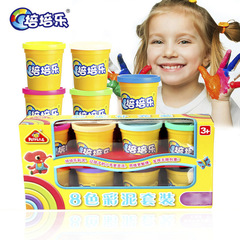 Peipela B eight-color large cup diy clay toy non-drying clay 10-color refill