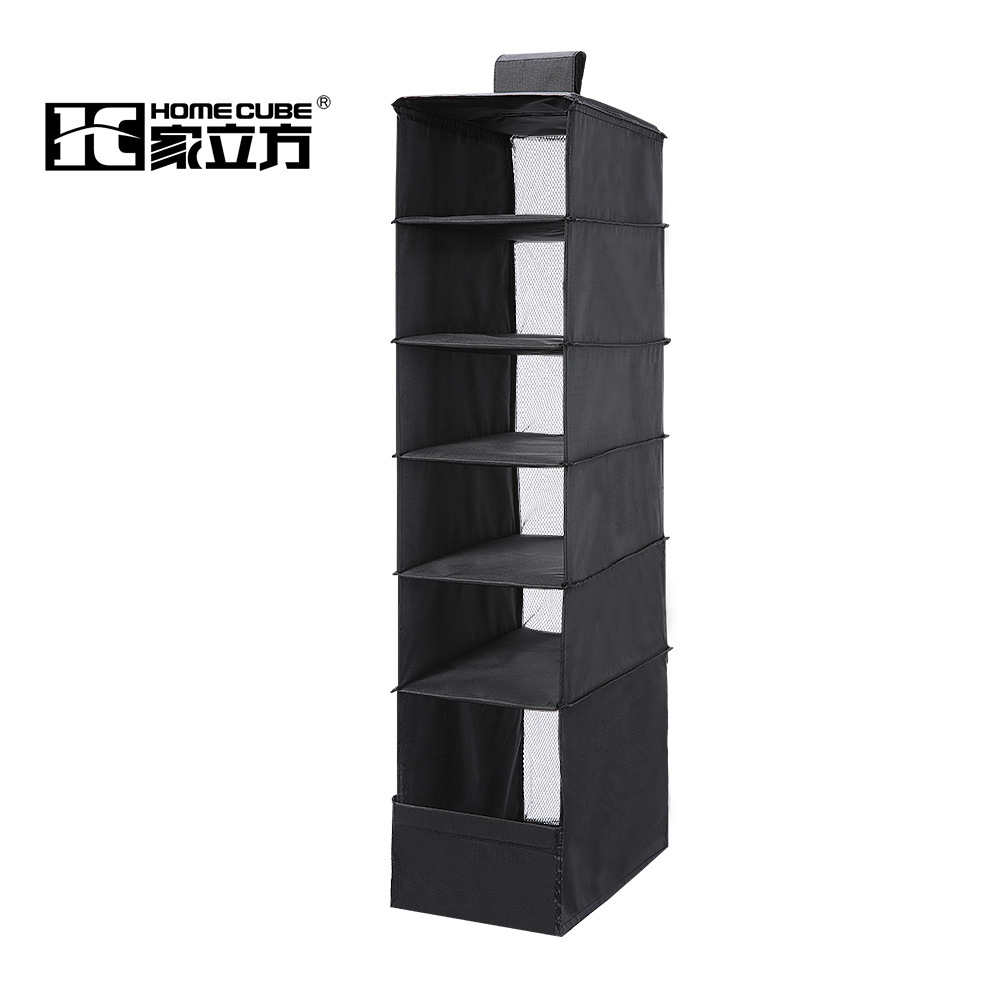 Bolsa colgante para guardar ropa interior, ropa de tela, almacenamiento colgante con múltiples compartimentos tipo cajón, almacenamiento tridimensional para dormitorio. image 8