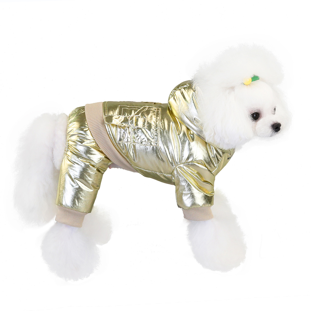 New type of pet dog clothes, cotton medium and small-sized dog clothes, winter warm, waterproof and thickened spacesuits, available for delivery detail image 5