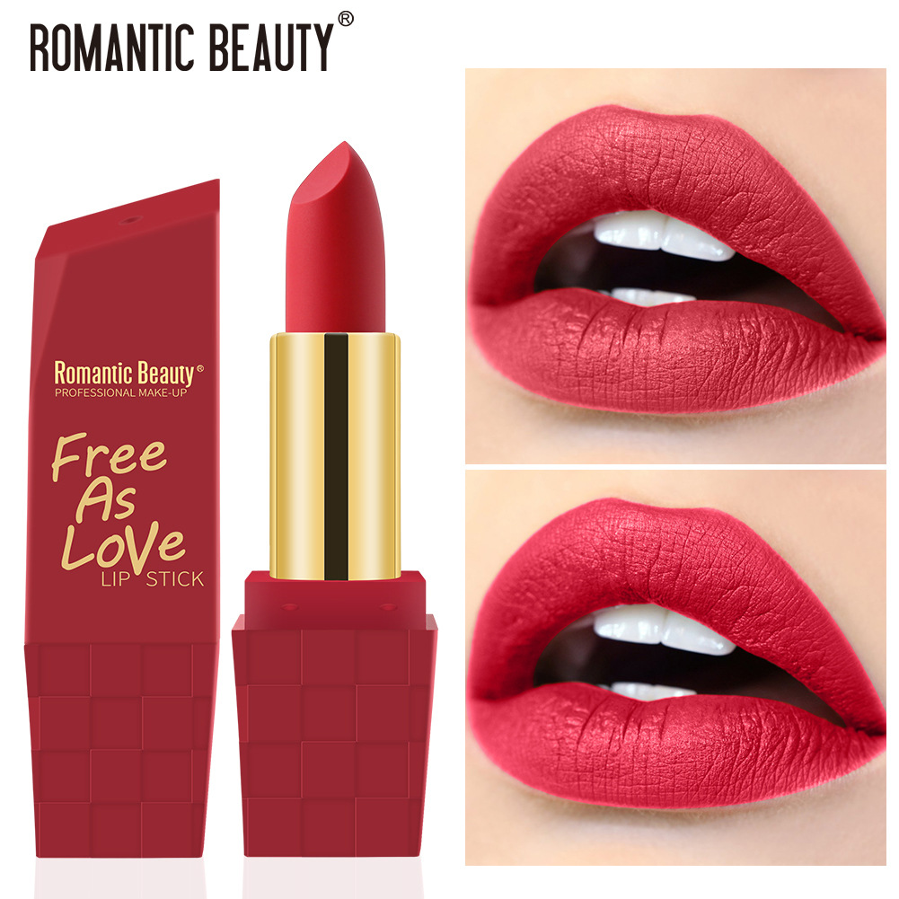 Romantic Beauty多色便携式口红 多色滋润不拔干唇膏欧美彩妆批发