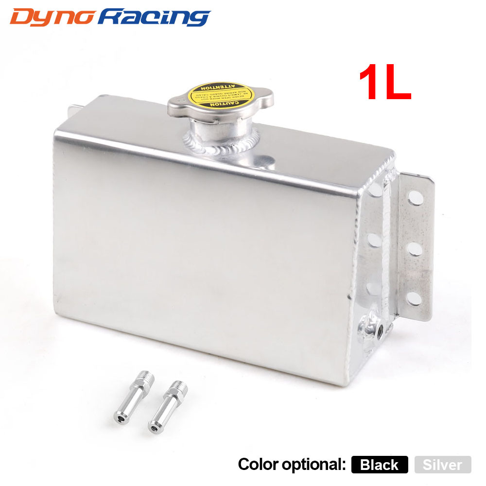 Honda Aluminum Alloy Sub Fuel Tank for Honda Civic 240SX WRX Acura (Fuel tank) - black