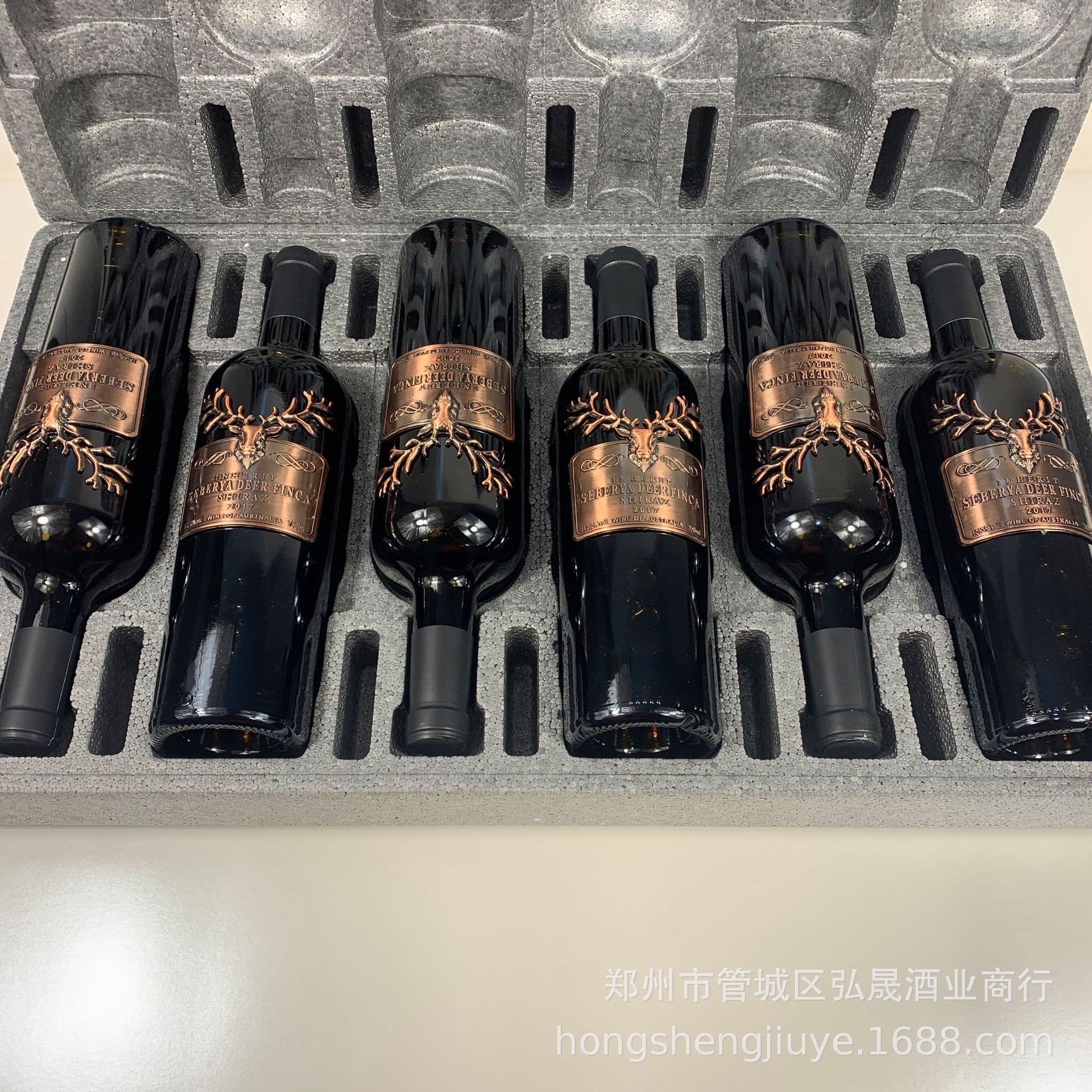 澳大利亚进口红酒鹿庄臻酿15.5度 一件代发 包邮