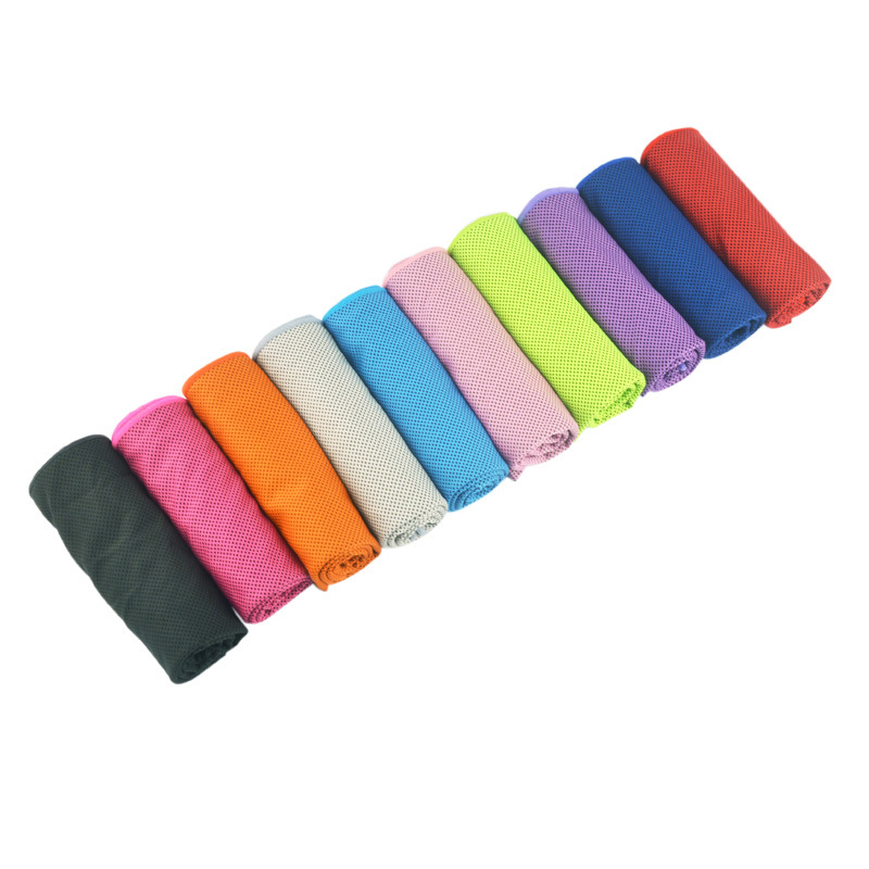 夏季新款冷感毛巾运动健身速干冰凉巾防暑降温冷凉感毛巾LOGO定制|ru