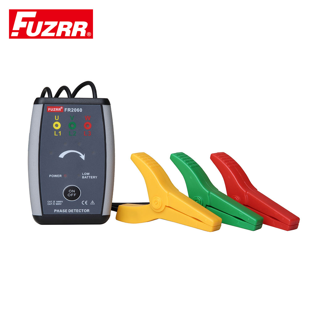 征能FR2060非接触式三相相序表/正相序逆相序判断验电/外径48mm