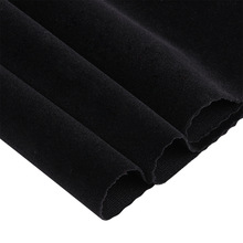 廠家現貨批發相框束口袋絨布黑色針織底單面植絨布