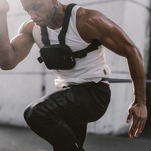 亚马逊跨境胸挂机能战术背包跑步胸前包手机收纳包chest rig bag