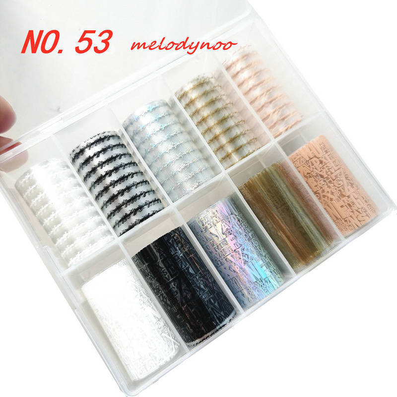 Manufacturers professional nail jewelry nail star paper 4*100cm star transfer paper stickers wholesale