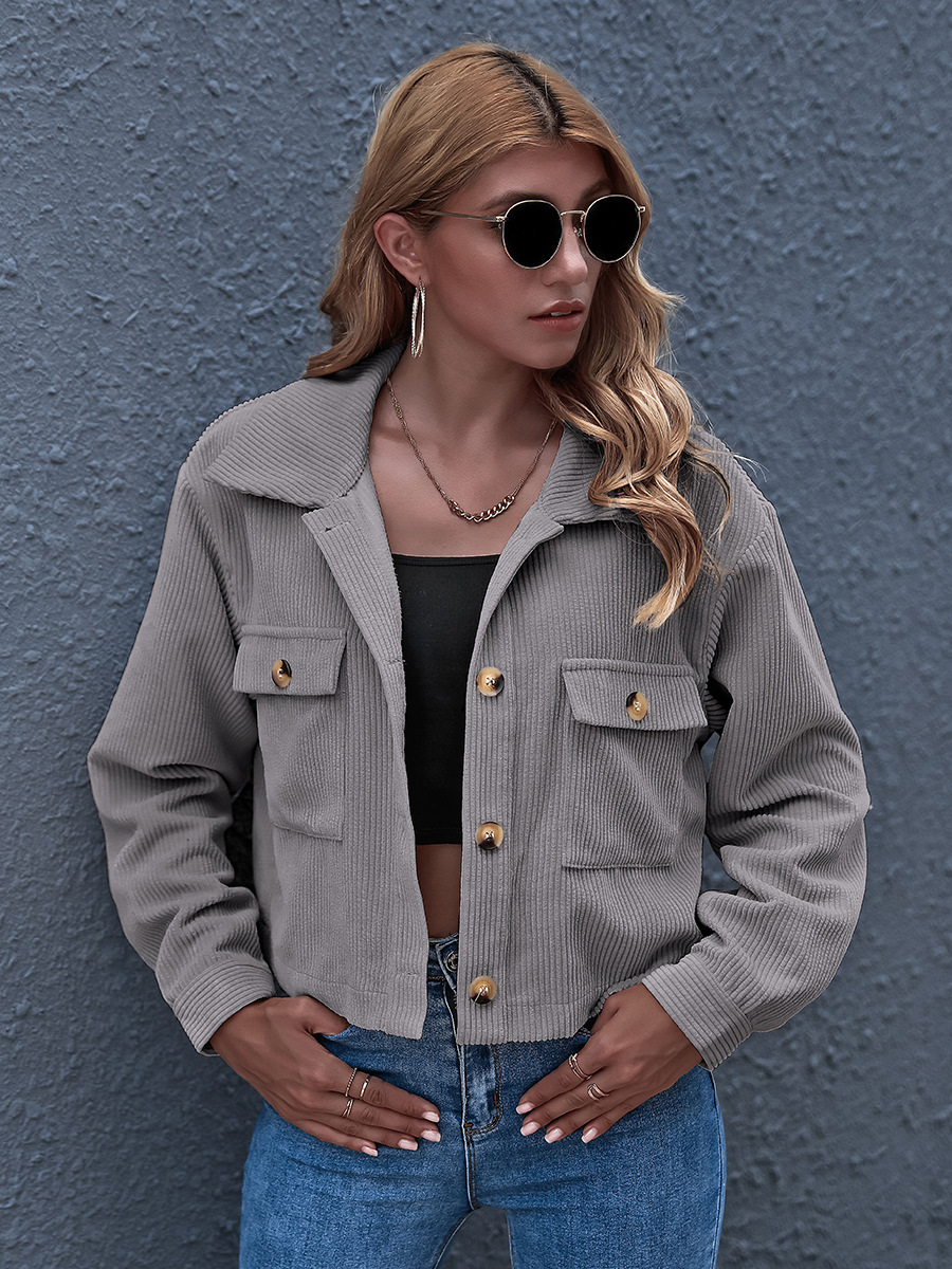 Hot Sale Autumn/Winter New Fashion Corduroy Shirt Jacket  NSAL1937