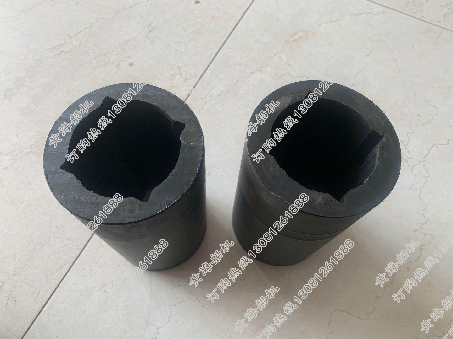 高耐磨高密度高分子橡胶轴承尾轴橡胶套水润滑橡胶轴承套厂家直销