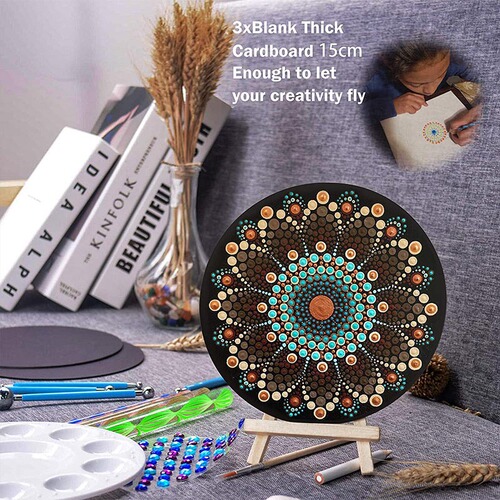 Amazon Mandala Dotting Tools 40-piece Set Painting Handmade Art Supplies Art Drawing Board Sticker Holder