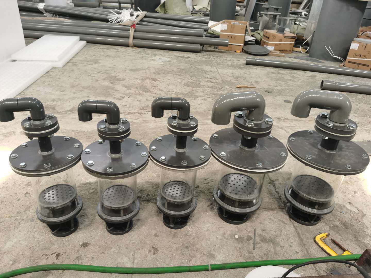 二氧化碳吸湿器  有机玻璃进气DN50硅胶填料