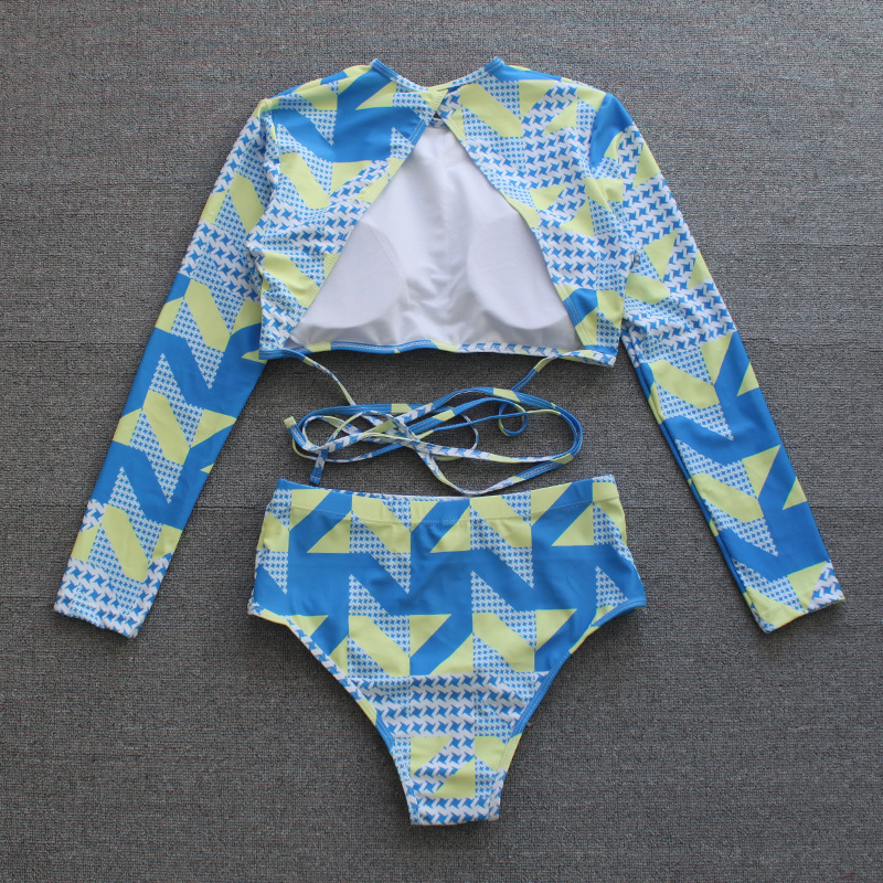 split long-sleeved swimsuit  NSHL25562