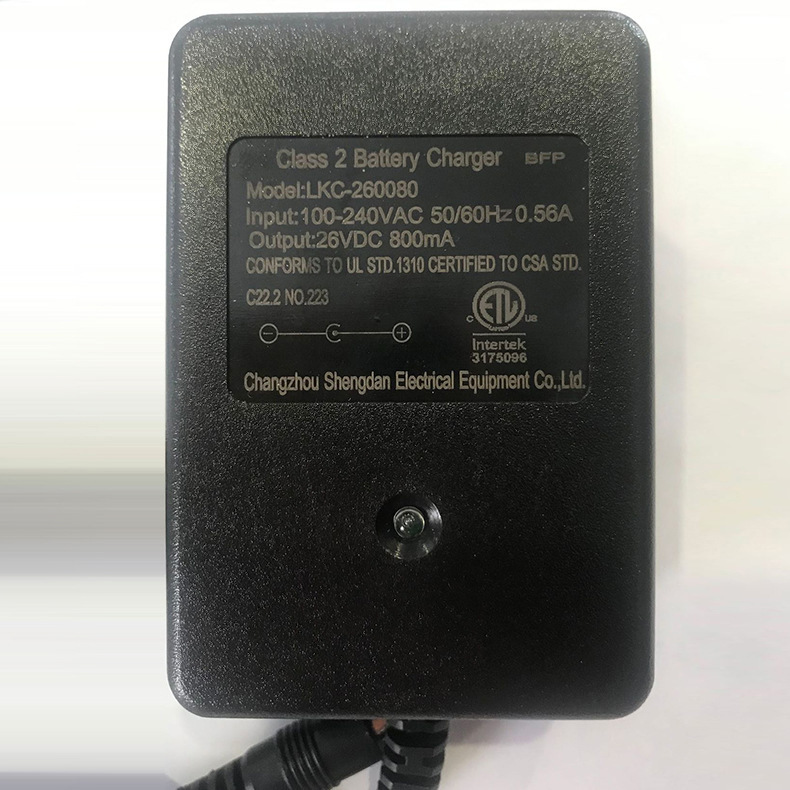 厂家批发 适用于吸尘器多种型号电源 26V800MA美规电子充电器