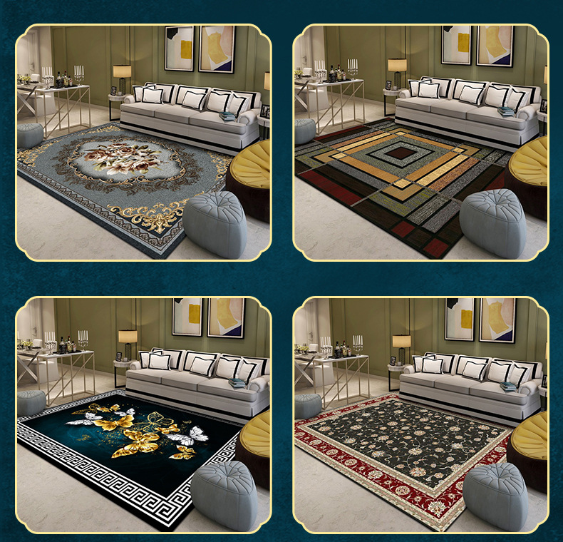 复古客厅茶几地毯,卧室地毯,厨房地毯,入户门垫,办公室地毯