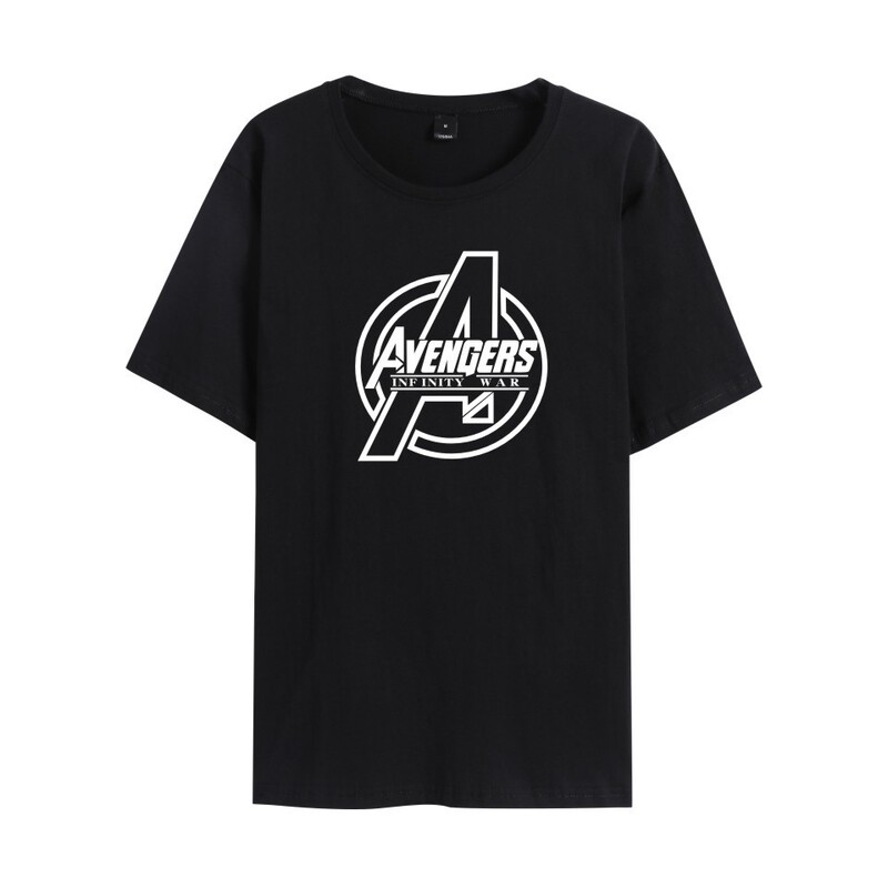 Avengers Endgame quantum battle suit sweater new Avengers alliance 4 loose men's and women's short sleeve t-shirt