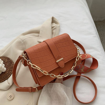 包包女新款韩版女包休闲百搭简约双肩带单肩斜跨时尚小方包女