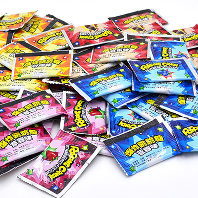 80 Reminiscence food Popping candy bulk 500g Sugar explosion interest Mixed flavor candy snacks wholesale