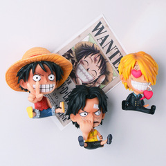 海賊王冰箱貼立體3d路飛草帽航海磁性貼個性動漫創意可愛磁鐵貼