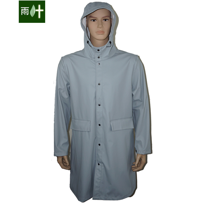 Adult Raincoat Fashion Outdoor Hiking One-piece Poncho Long Waterproof Breathable Windbreaker Thickened Raincoat Customized