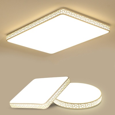 led吸頂燈 簡約現代過道燈具臥室餐廳燈超薄圓形長方形客廳吸頂燈