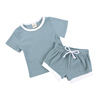 Solid top, shorts, multicoloured set for early age, Amazon