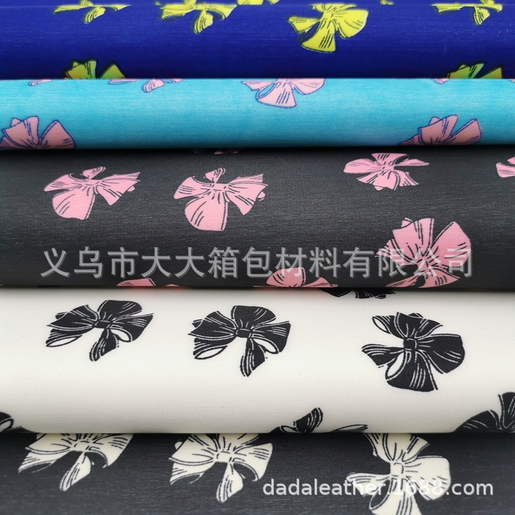 Korean velvet printing [Factory Direct Seller] Chiffon fabric, Korean velvet surface fabric, outer packaging fabric for luggage detail image 1