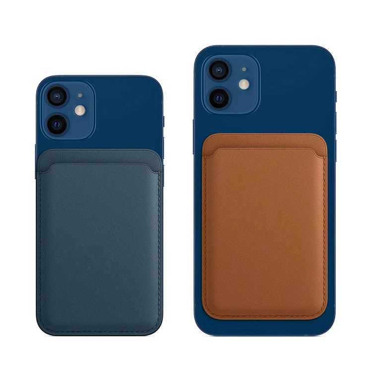 Подходящий для новой iPhone13pro чехол-карточка сумка магнитная карта крайка чехол из кожи наклейка на заднюю часть